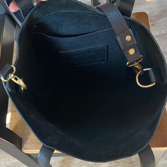 Portland Leather Black tote bag - Picture 10 of 10